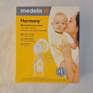 Medela Harmony Breast Pump with Yellow and White Accents